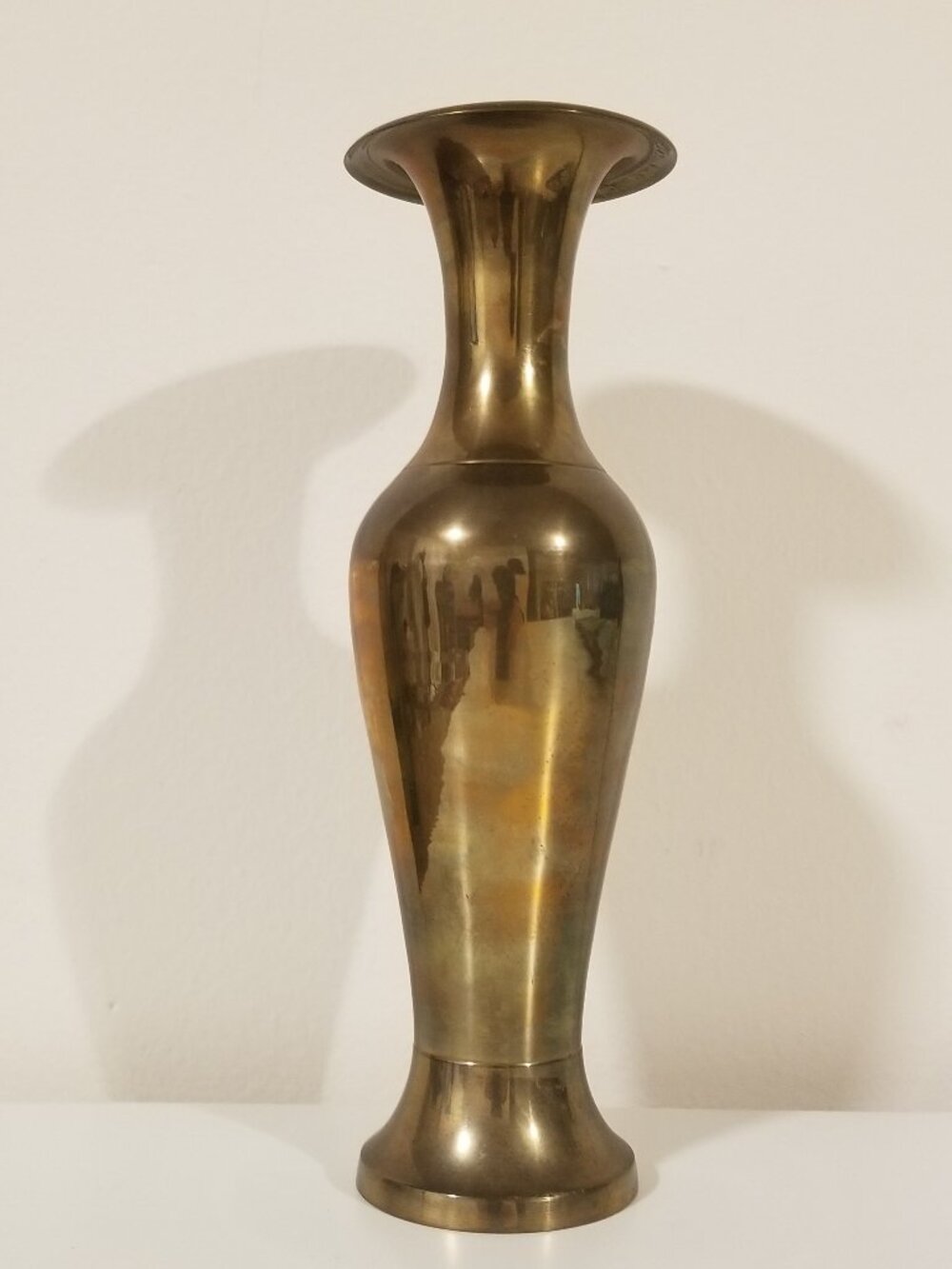 Solid Brass Flower Vase - Made in India